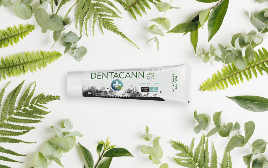 Annabis Dentacann Hemp Natural Toothpaste Activated Charcoal Mineral Kalident Fluoride Free Vegan
